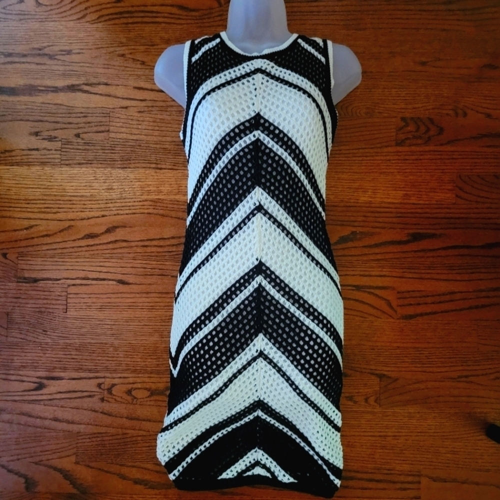 NWT Willow & Wind Size S Chevron Knit Dress